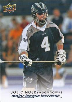 2010 Upper Deck Major League Lacrosse #25 Joe Cinosky Front
